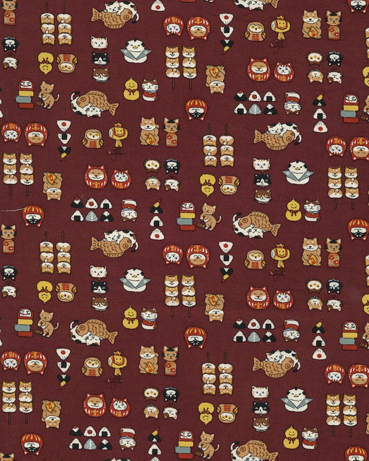 CHIBI-PRI JAPAN - Oxford Cotton from Kokka