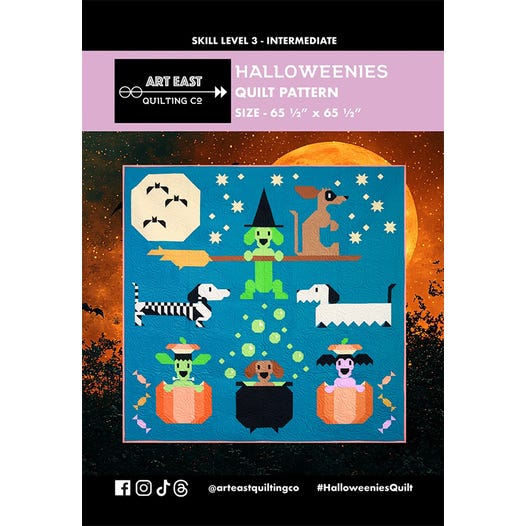 Halloweens Quilt Pattern by Art East Quilting Co.