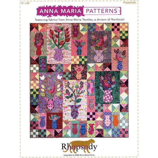 Rhapsody Quilt Pattern by Anna Maria Textiles
