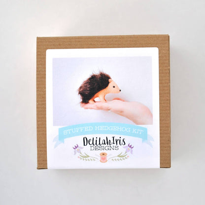 Hedgehog DIY Stuffed Animal Sewing Kit from DelilahIris Designs