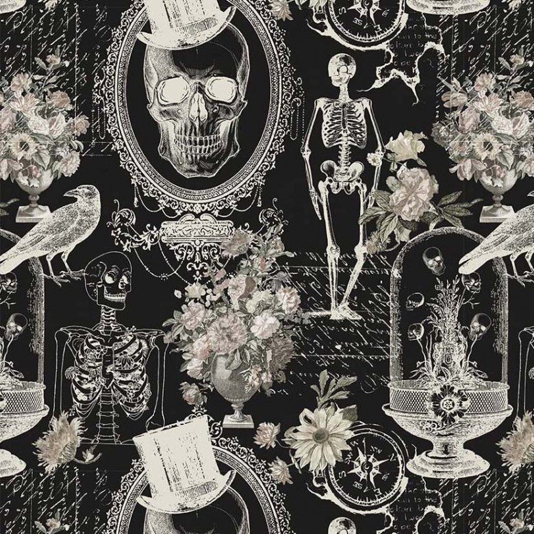 BLACK Nevermore Evermore - Boo-tiful collection from Michael Miller Fabrics