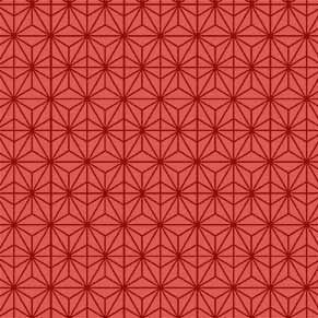 TOMATO Asanoha, Tokyo Fur-Tales collection from Michael Miller Fabrics