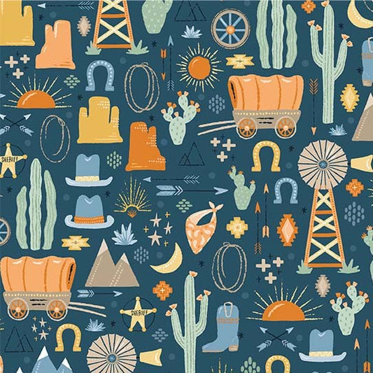 CADET Wild West Hero - Wild West Wonder collection from Michael Miller