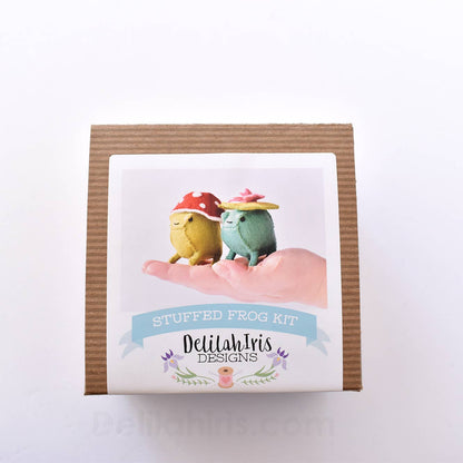 Frog DIY Stuffed Animal Sewing Kit from DelilahIris Designs