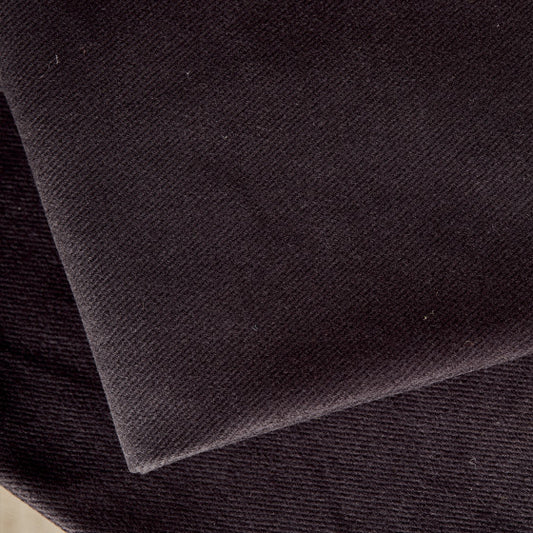 BLACK Gabardine 58" wide by Atelier Brunette