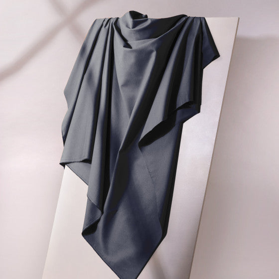 DEEP CHARCOAL Gabardine Light 58" wide by Atelier Brunette