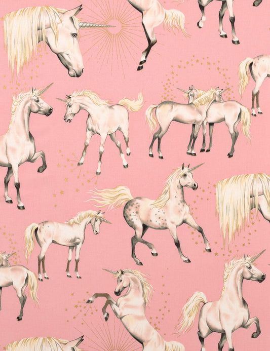 PINK Unicorn Metallic From Alexander Henry
