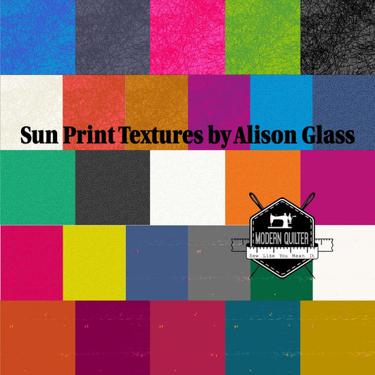 5" Charm Pack of Sun Print Textures by Alison Glass for Andover Fabrics