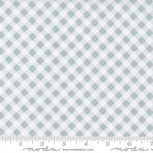 SMOKEY BLUE Gingham, Country Rose by Lella Boutique for Moda