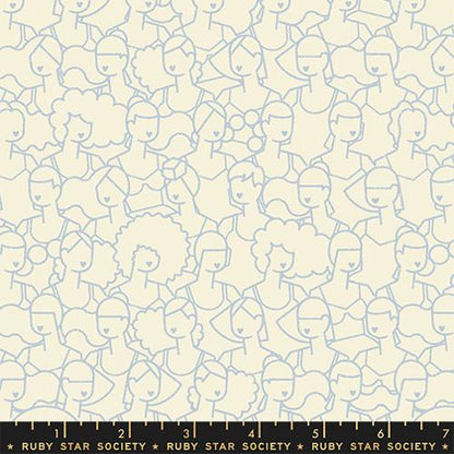 WATER BLUE Swim Parade from Water, A Collaborative Collection for Ruby Star Society