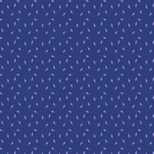 ROYAL, Lightning Bolt, Lightning Bolt, Atomic by Libs Elliott for Andover Fabrics
