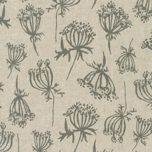 FLAX Blooming Thistle, Riverbend from Anna Graham on Essex Linen/Cotton