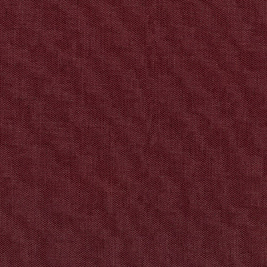 BORDEAUX Essex Linen/Cotton Blend by Robert Kaufman
