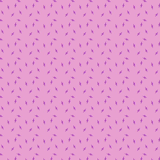 ORCHID, Lightning Bolt, Atomic by Libs Elliott for Andover Fabrics