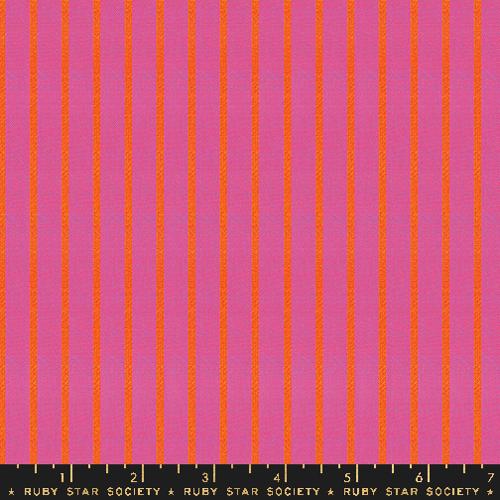 HELIOTROPE, Apron Stripe, Ooh Lucky Lucky Warp & Weft  by Alexia Marcelle Abegg, Ruby Star Society