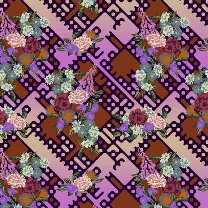 MULBERRY, Balmoral Floral by Nicole's Prints From Alexander Henry