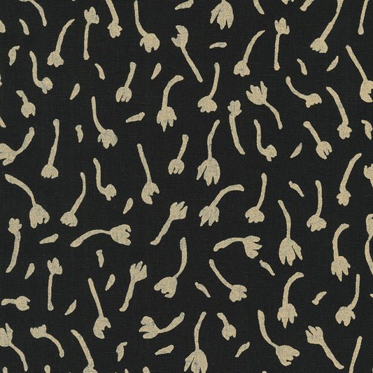 BLACK Seeds, Riverbend from Anna Graham on Essex Linen/Cotton