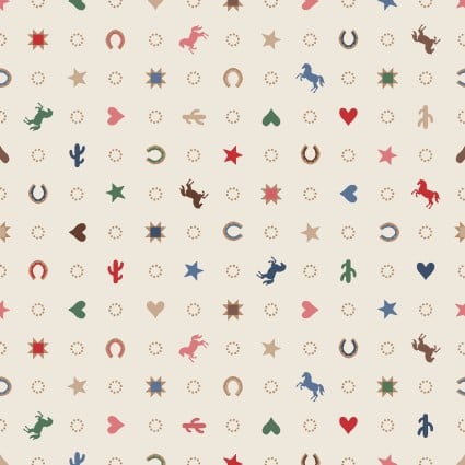 CREAM Charms, Quiltin' Cowgirls from Maywood Studio