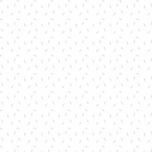 SNOW, Lightning Bolt, Atomic by Libs Elliott for Andover Fabrics