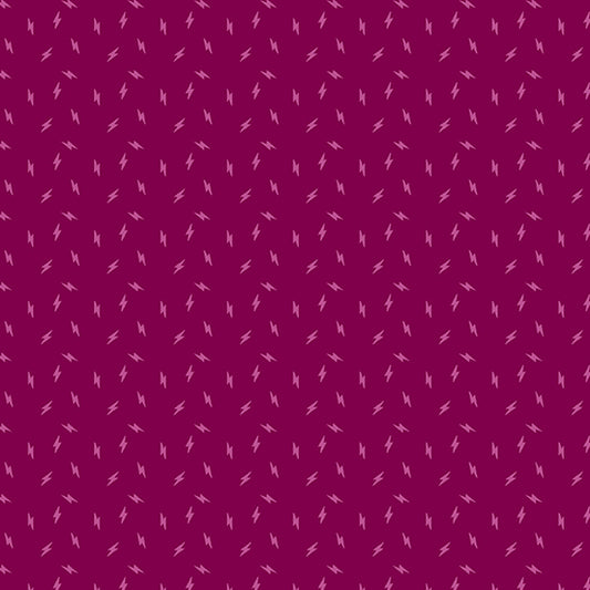CHERRY, Lightning Bolt, Atomic by Libs Elliott for Andover Fabrics