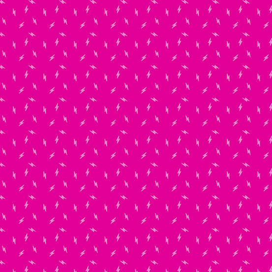 PINKY, Lightning Bolt, Atomic by Libs Elliott for Andover Fabrics