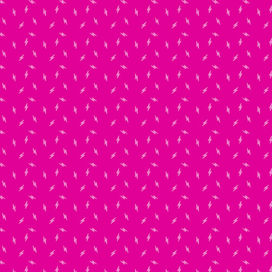 PINKY, Lightning Bolt, Atomic by Libs Elliott for Andover Fabrics