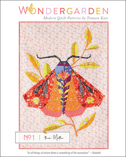 The Moth Quilt #1 in the Wondergarden Tamara Kate Design