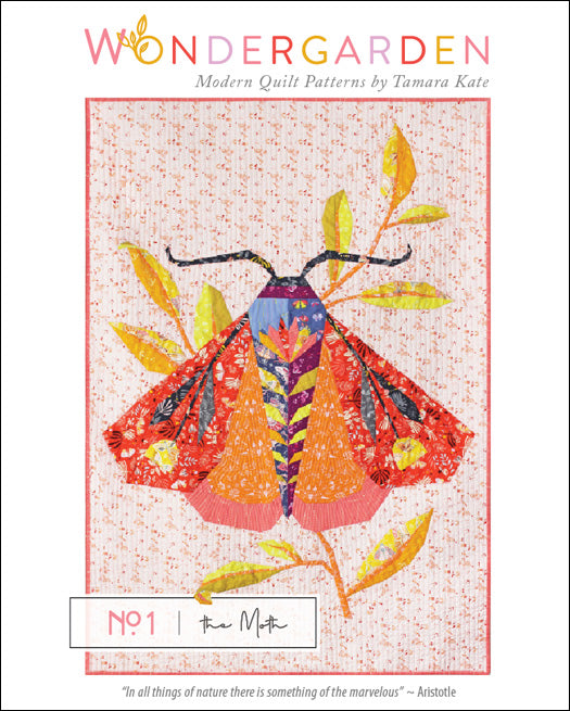The Moth Quilt #1 in the Wondergarden Tamara Kate Design