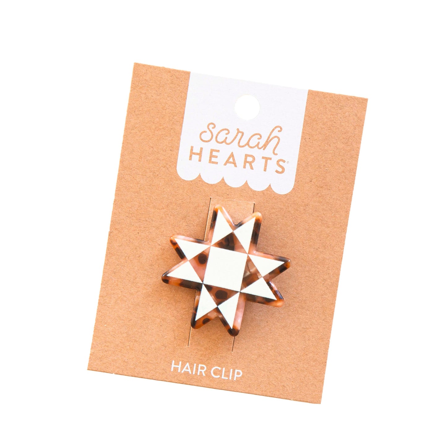 Quilt Star Hair Clip from Sarah Hearts