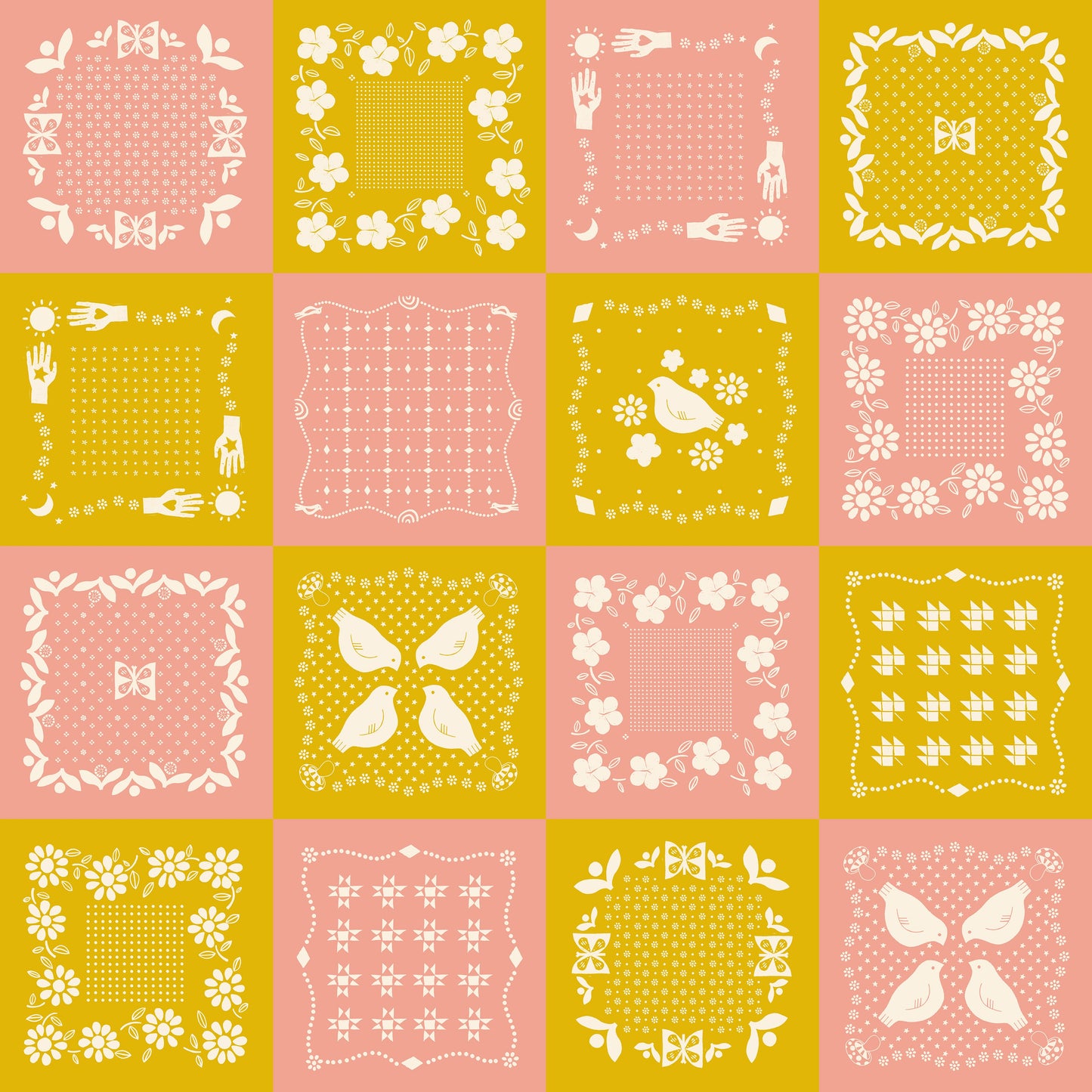 GOLDENROD Panel from Sugar Maple by Alexia Marcelle Abegg for Ruby Star Society