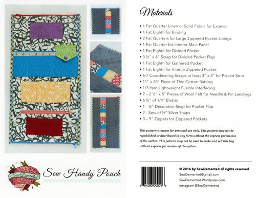 Sew Handy Pouch Pattern by Sew Demented