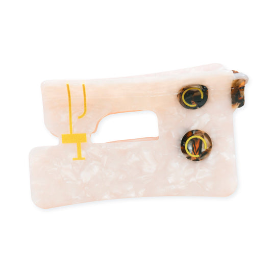Sewing Machine Hair Claw Clip from Sarah Hearts