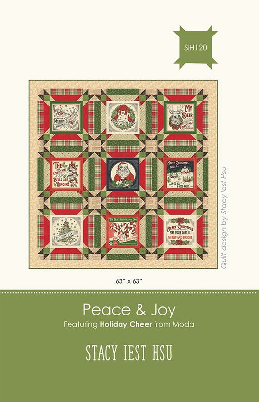 Peace and Joy Quilt Kit by Stacy Iest Hsu Top & Binding Fabrics Included
