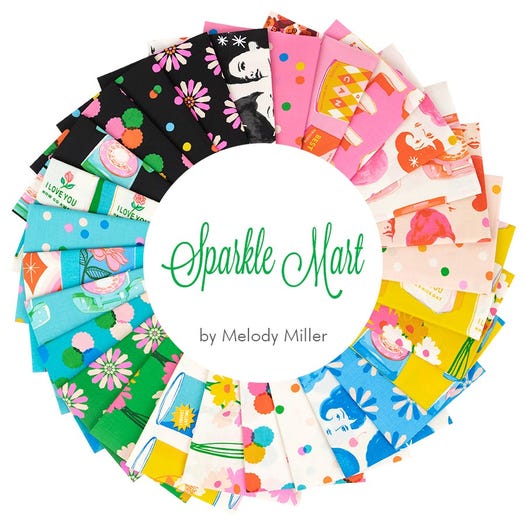 5" Charm Pack of Sparkle Mart by Melody Miller for Ruby Star Society