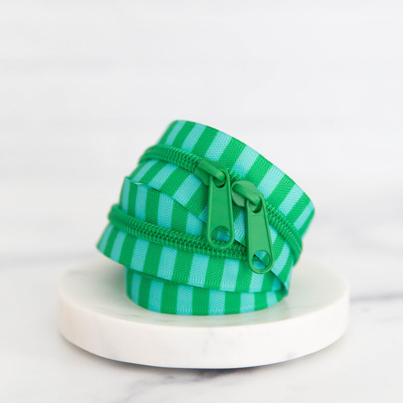 Striped 30" Zipper from Stitch Supply Co. Various Colors