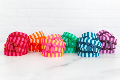 Striped 30" Zipper from Stitch Supply Co. Various Colors
