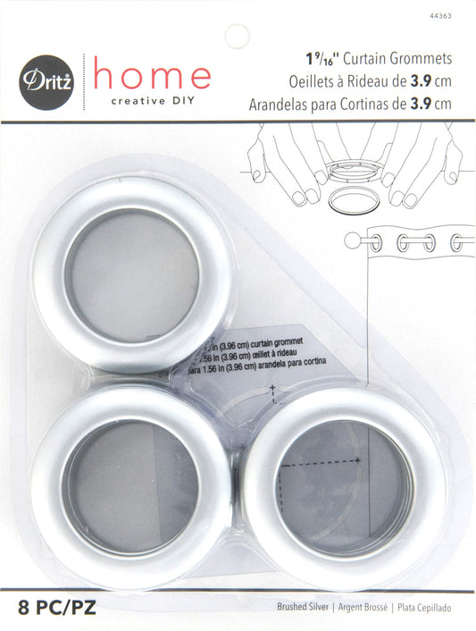 Curtain Grommets Home Creative DIY by Dritz: 1 9/16"