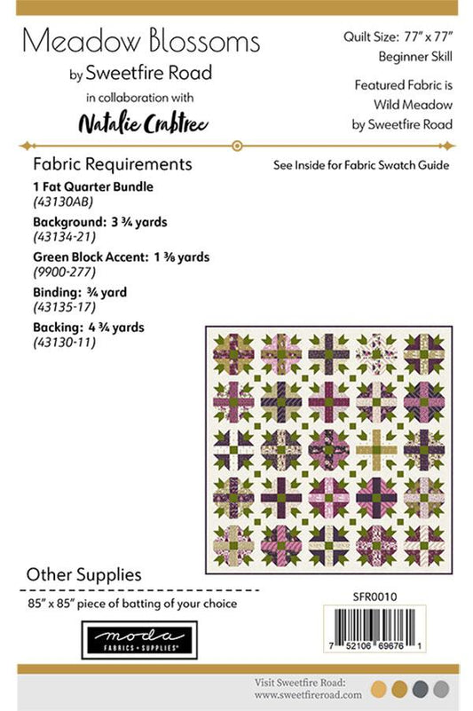 Meadow Blossoms Pattern, Wild Meadow by Sweetfire Road