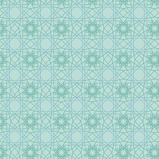AQUAMARINE, Rattan, Astrologika by Eye Candy Quilts
