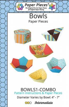 Bowls 1 Pattern and Paper Piece Pack