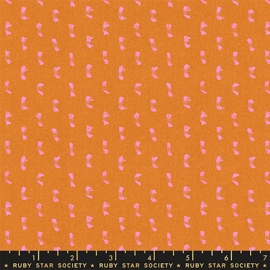 CARAMEL Flicker from Warp & Weft Honey by Alexia Marcelle Abegg, Ruby Star