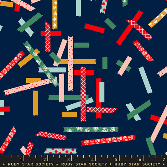 NAVY, Washi Tape, Jolly Darlings Collaborative Collection by Ruby Star Society