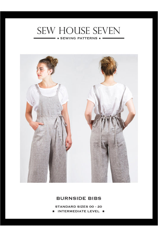 Burnside Bibs Pattern from Sew House Seven
