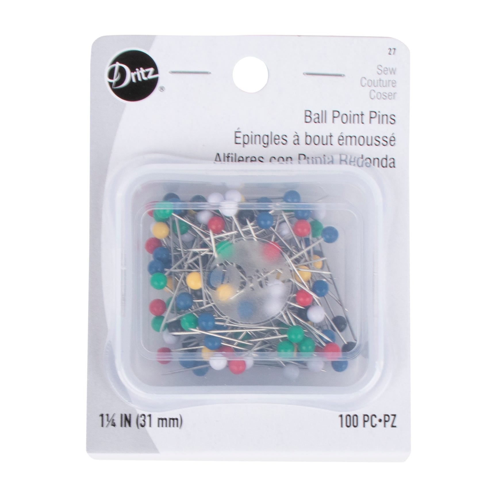 Bullit Point Pin Ball Point Pins 1 1/4
