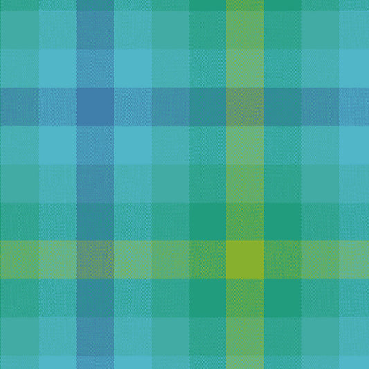 TEAL Kaleidoscope Woven Plaids by Alison Glass