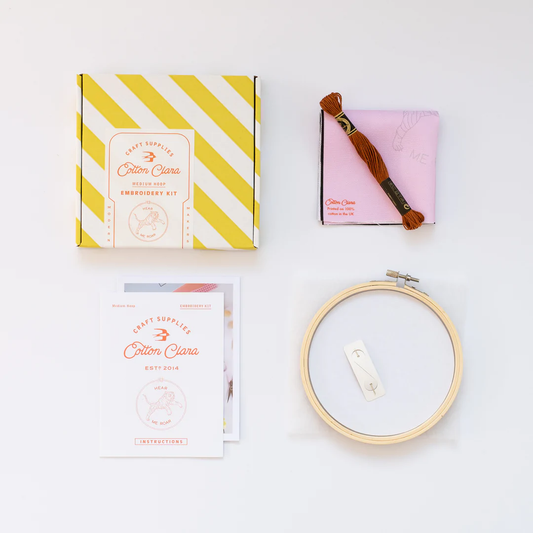 Hear Me Roar Embroidery Kit by Cotton Clara