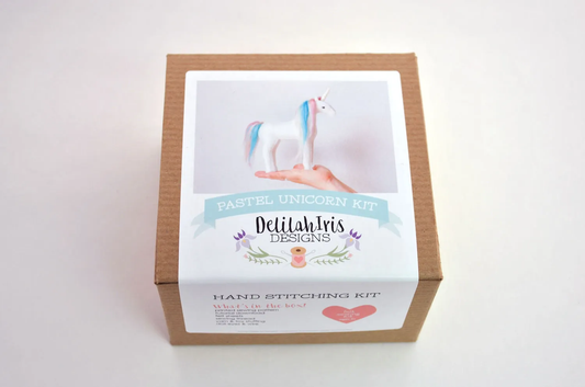 Unicorn Stuffed Animal Sewing Kit from DelilahIris Designs