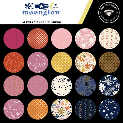 5" Charm Pack of Moonglow by Alexia Marcelle Abegg, Ruby Star Society