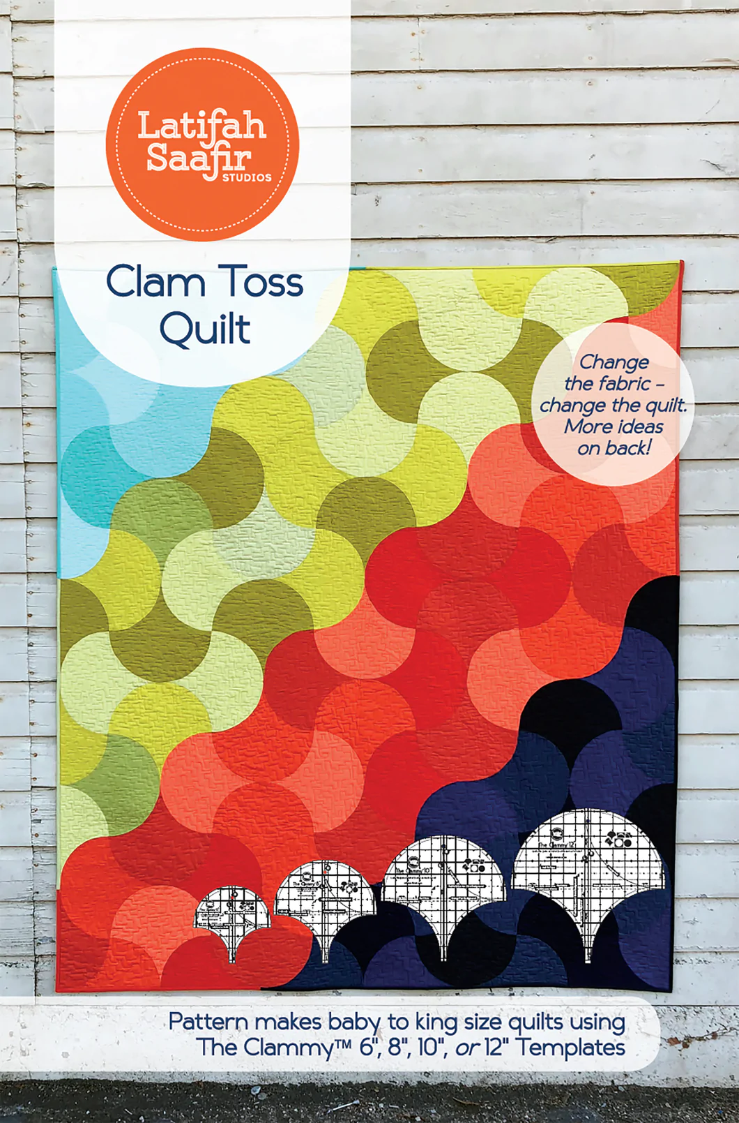 Toss Pattern Clam Toss Quilt Pattern by Latifah Saafir Studios – Beehive Craft Studio