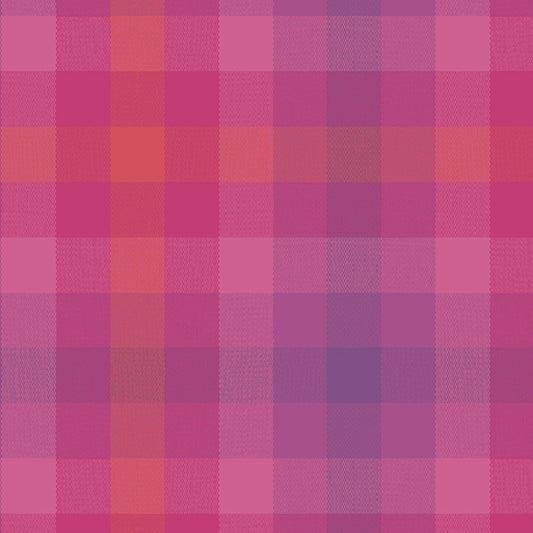 MAGENTA Kaleidoscope Woven Plaid by Alison Glass
